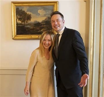 Musk hittir forsætisráðherra Ítalíu